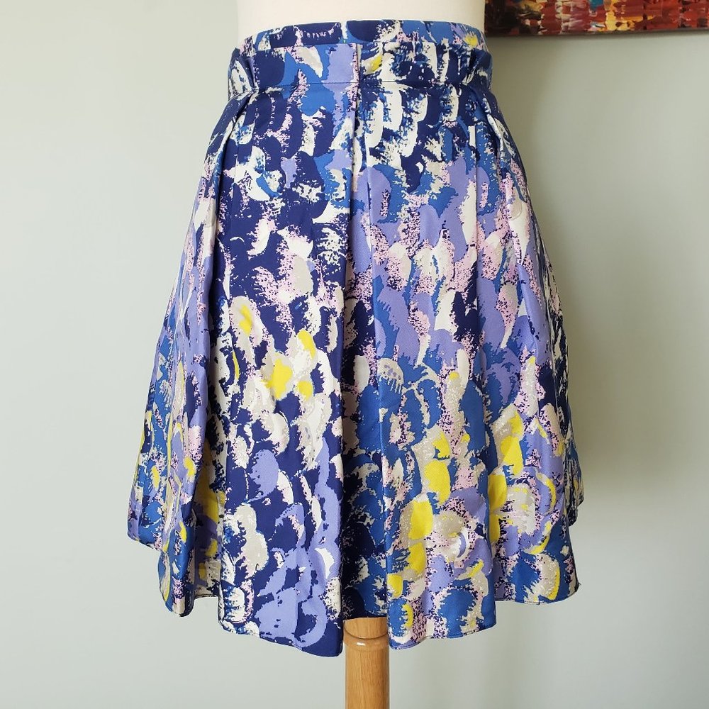 Tibi Silk A Line Skirt Size 8